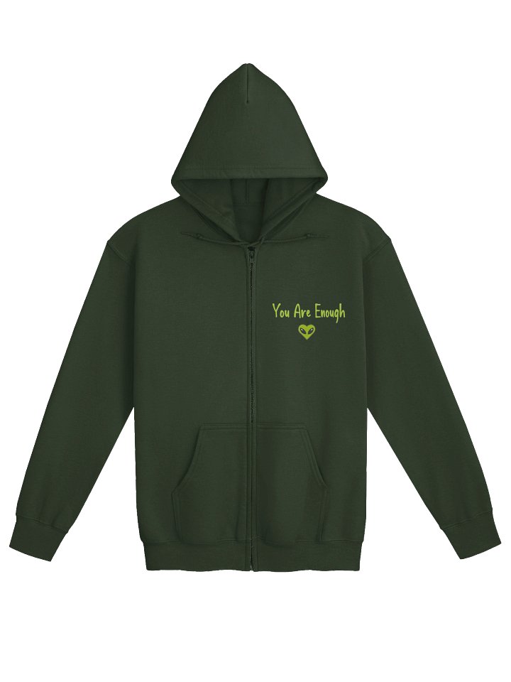 You Are Enough zip hoodie